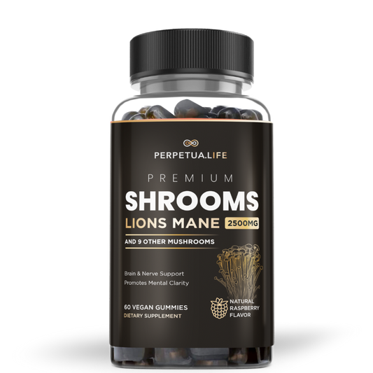 Lion's Mane Gummies - w Turkey Tail and 9 other Premium Mushrooms.