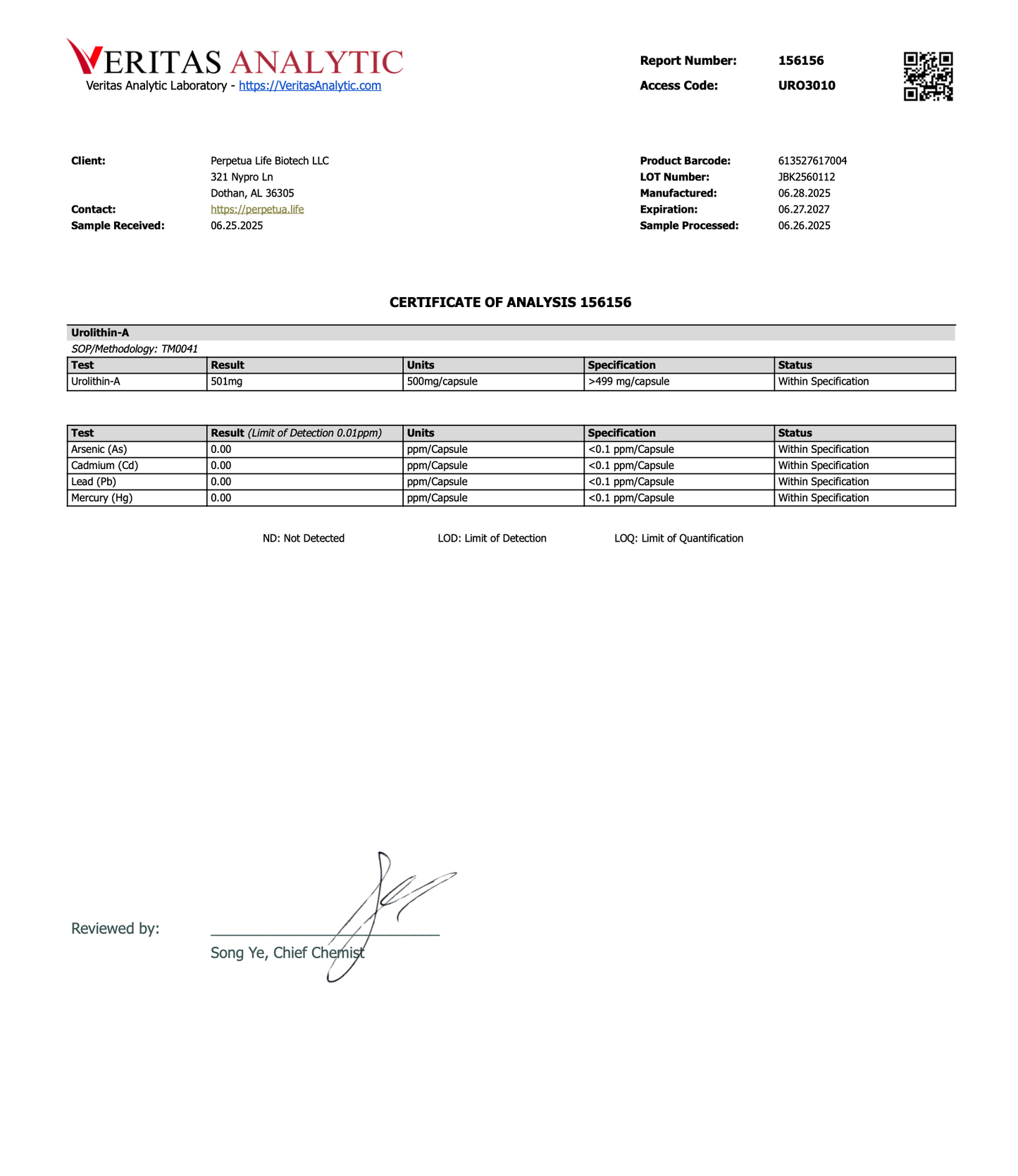 Urolithin-A Liposomal 1,000mg